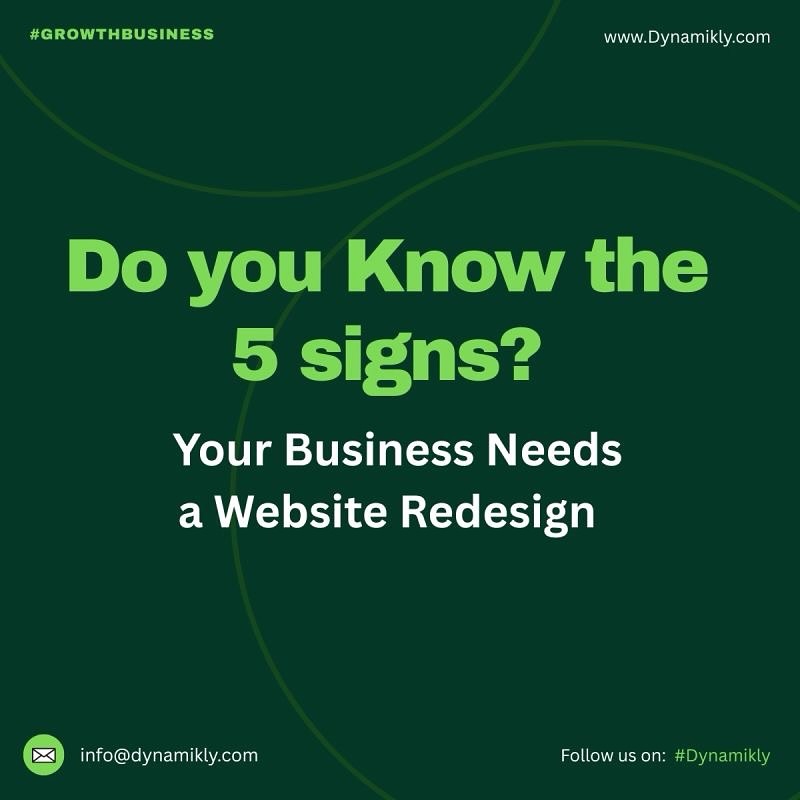 Do You Know the 5 Signs Your Business Needs a Website Redesign?